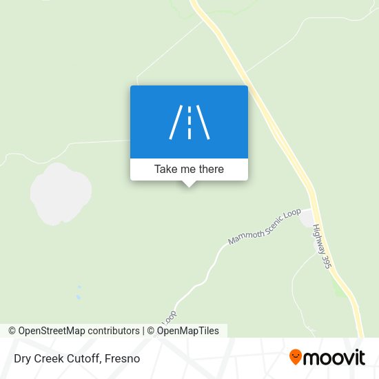 Mapa de Dry Creek Cutoff
