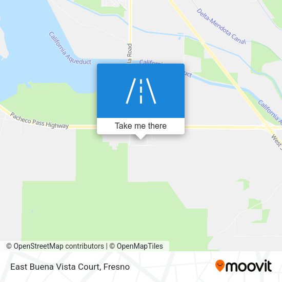 East Buena Vista Court map
