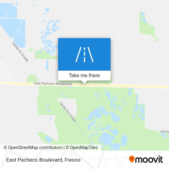 East Pacheco Boulevard map