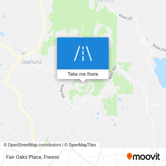 Fair Oaks Place map