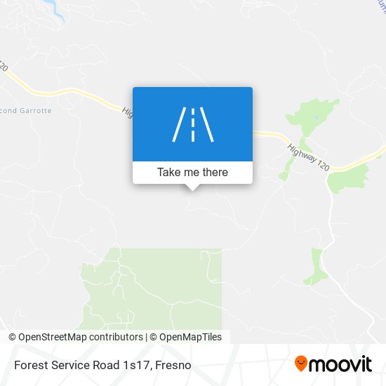 Mapa de Forest Service Road 1s17