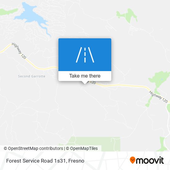 Mapa de Forest Service Road 1s31