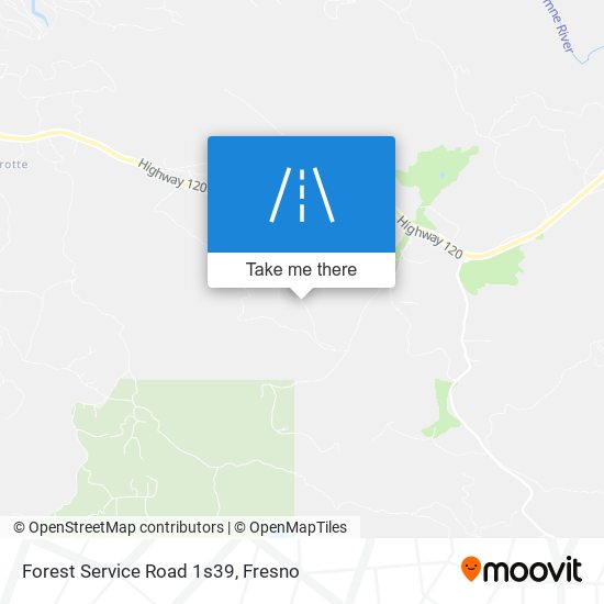 Mapa de Forest Service Road 1s39