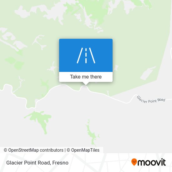 Glacier Point Road map