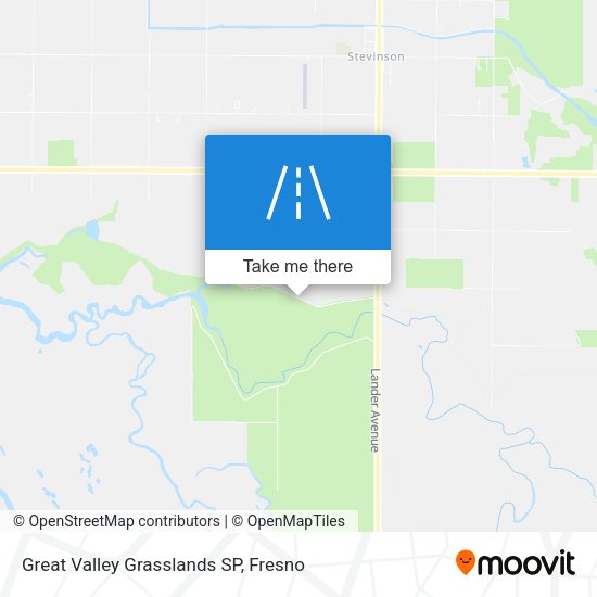 Mapa de Great Valley Grasslands SP