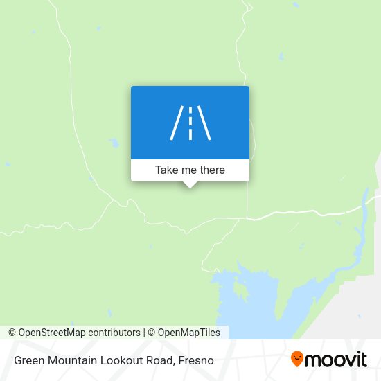 Mapa de Green Mountain Lookout Road