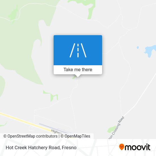 Hot Creek Hatchery Road map