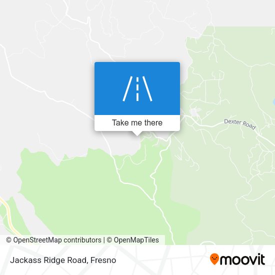 Mapa de Jackass Ridge Road