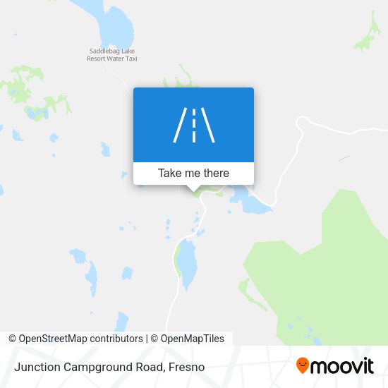 Junction Campground Road map