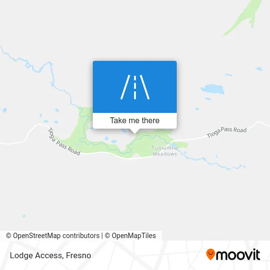 Lodge Access map