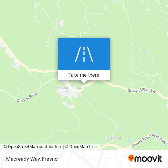 Macready Way map