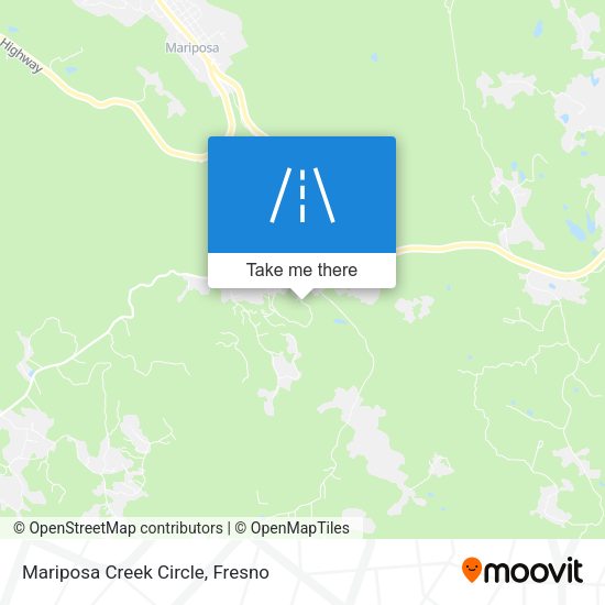 Mariposa Creek Circle map