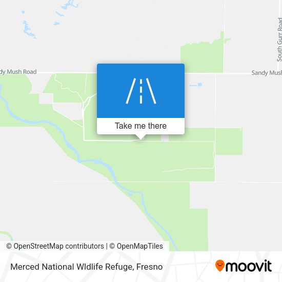 Mapa de Merced National Wldlife Refuge