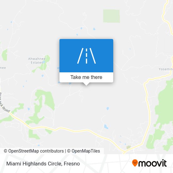 Miami Highlands Circle map