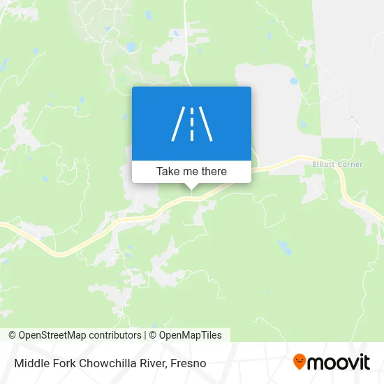 Middle Fork Chowchilla River map