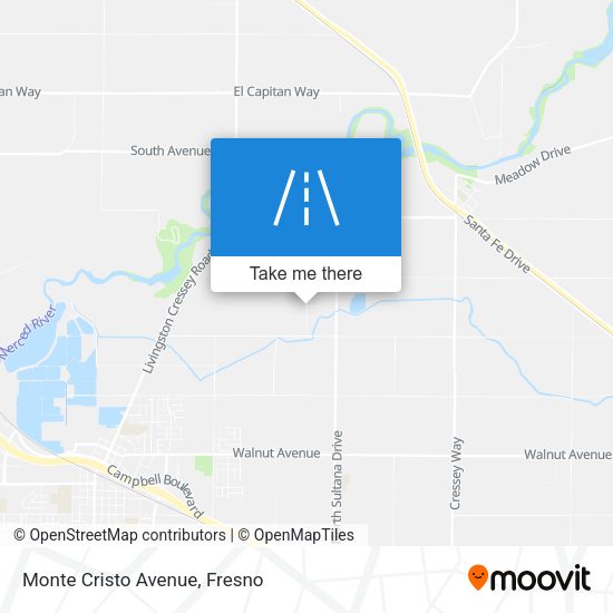 Monte Cristo Avenue map