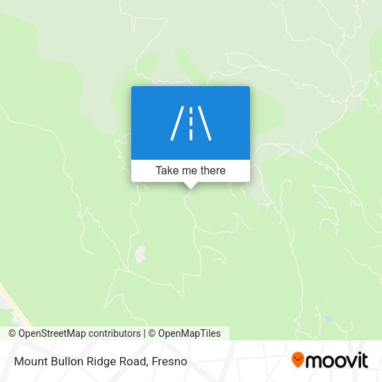 Mount Bullon Ridge Road map