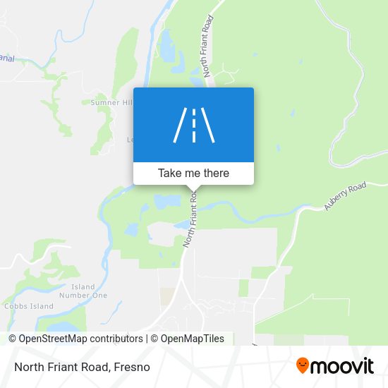 Mapa de North Friant Road