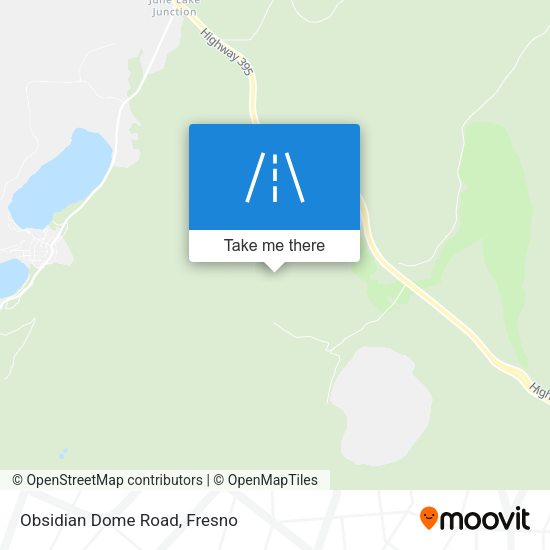Mapa de Obsidian Dome Road
