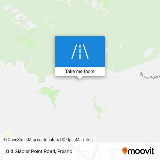 Mapa de Old Glacier Point Road