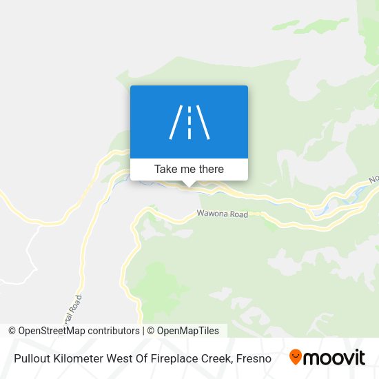 Pullout Kilometer West Of Fireplace Creek map