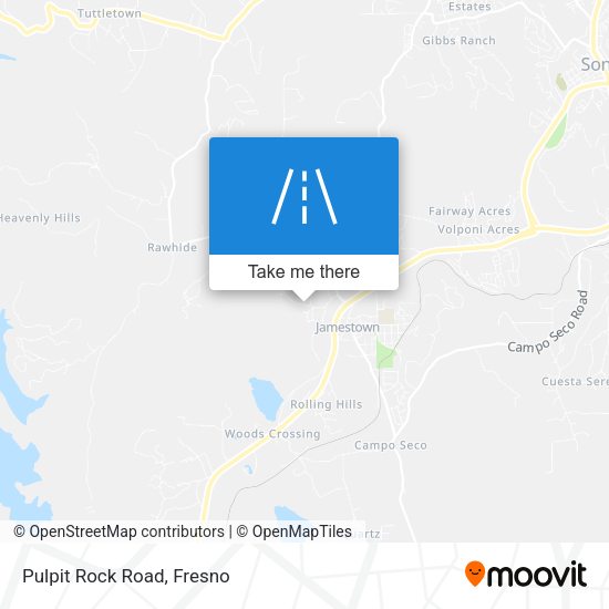 Pulpit Rock Road map