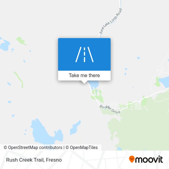 Mapa de Rush Creek Trail