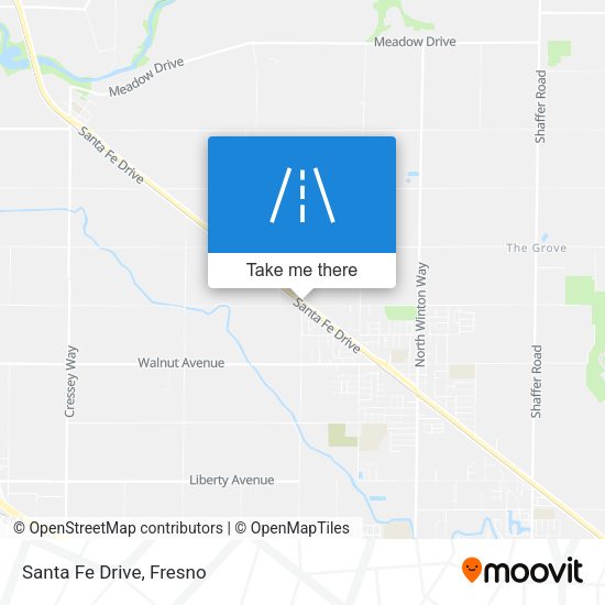Mapa de Santa Fe Drive