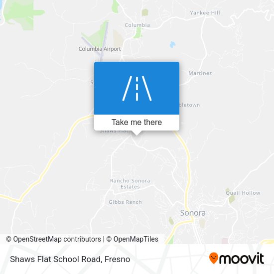 Shaws Flat School Road map