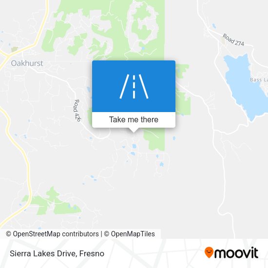 Mapa de Sierra Lakes Drive
