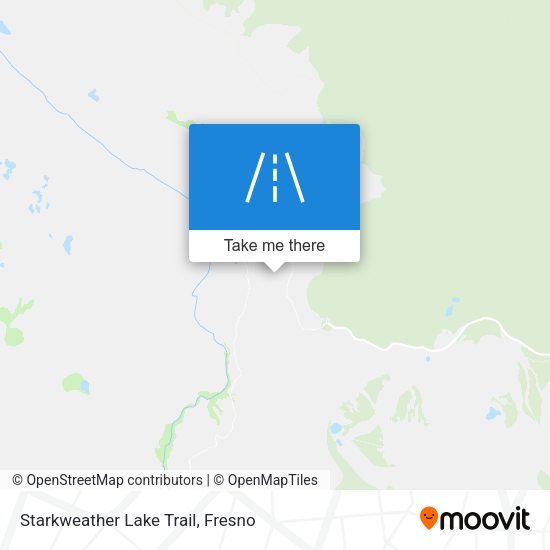 Starkweather Lake Trail map