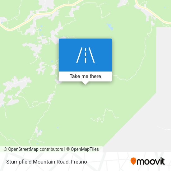 Stumpfield Mountain Road map