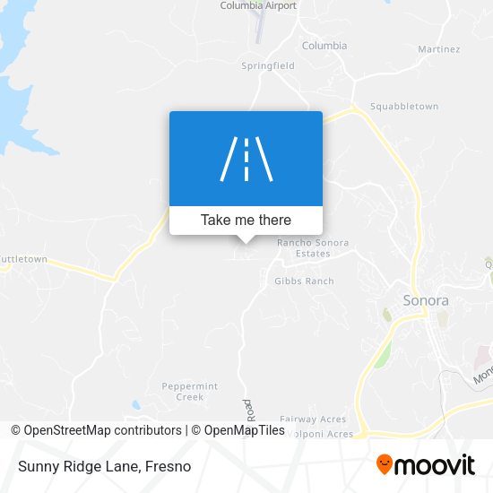 Mapa de Sunny Ridge Lane