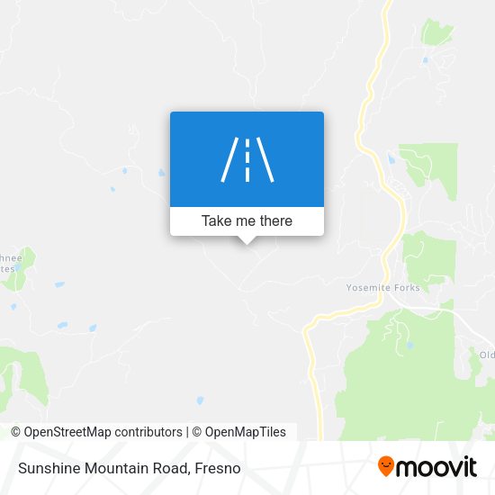 Sunshine Mountain Road map