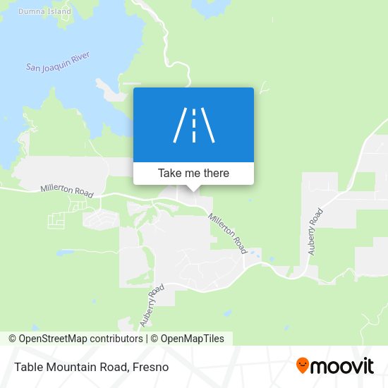 Mapa de Table Mountain Road
