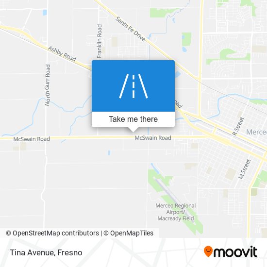 Tina Avenue map