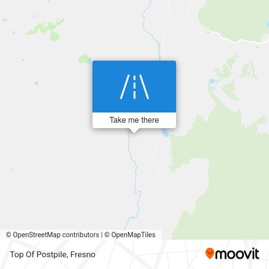 Top Of Postpile map