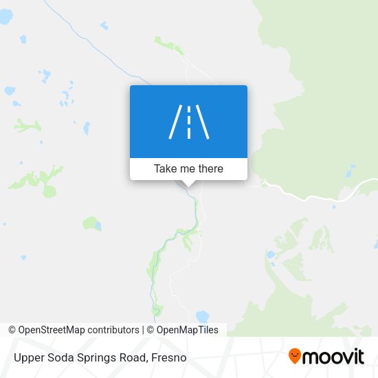 Upper Soda Springs Road map
