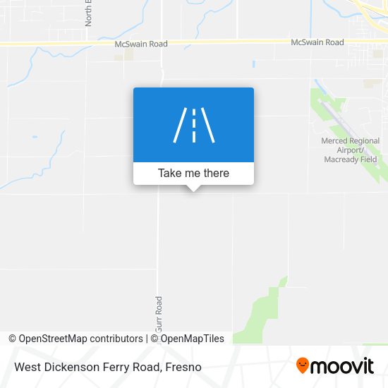 West Dickenson Ferry Road map