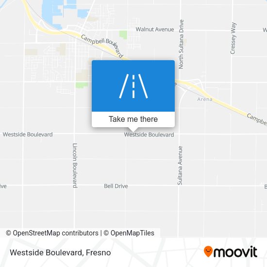 Mapa de Westside Boulevard