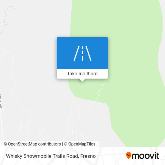 Mapa de Whisky Snowmobile Trails Road