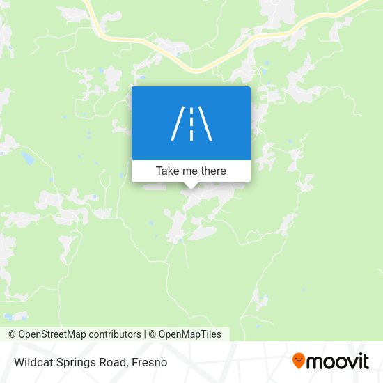 Wildcat Springs Road map