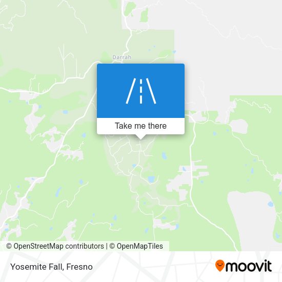 Mapa de Yosemite Fall