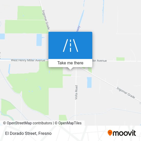 Mapa de El Dorado Street