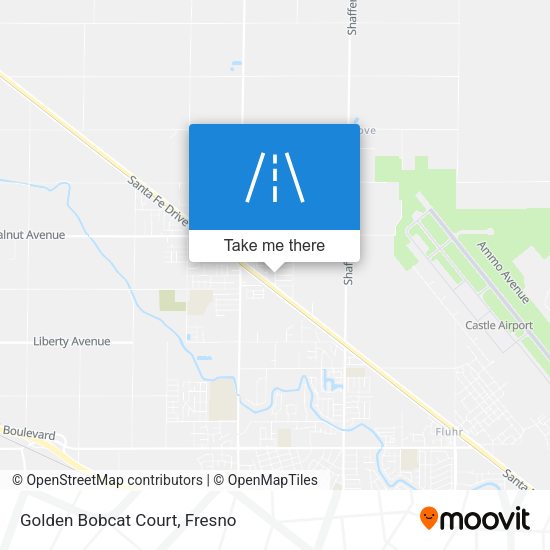 Golden Bobcat Court map
