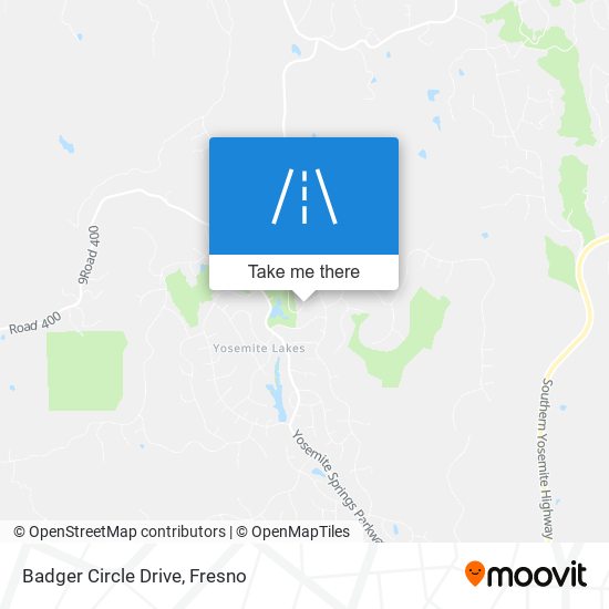 Badger Circle Drive map