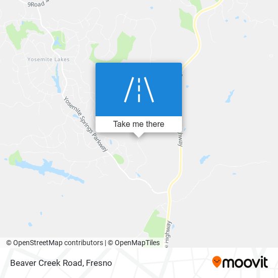 Beaver Creek Road map