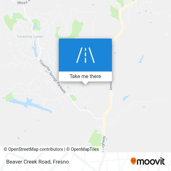 Mapa de Beaver Creek Road