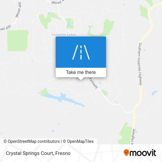 Mapa de Crystal Springs Court