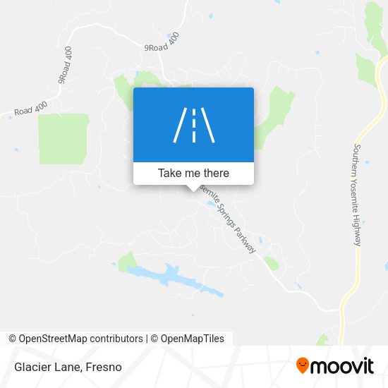 Mapa de Glacier Lane